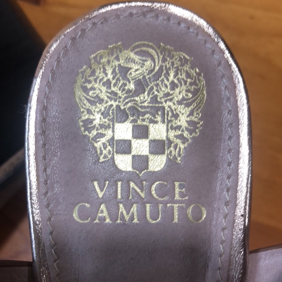 Vince Camuto Rose gold platform sandals size 10 - Picture 4 of 9